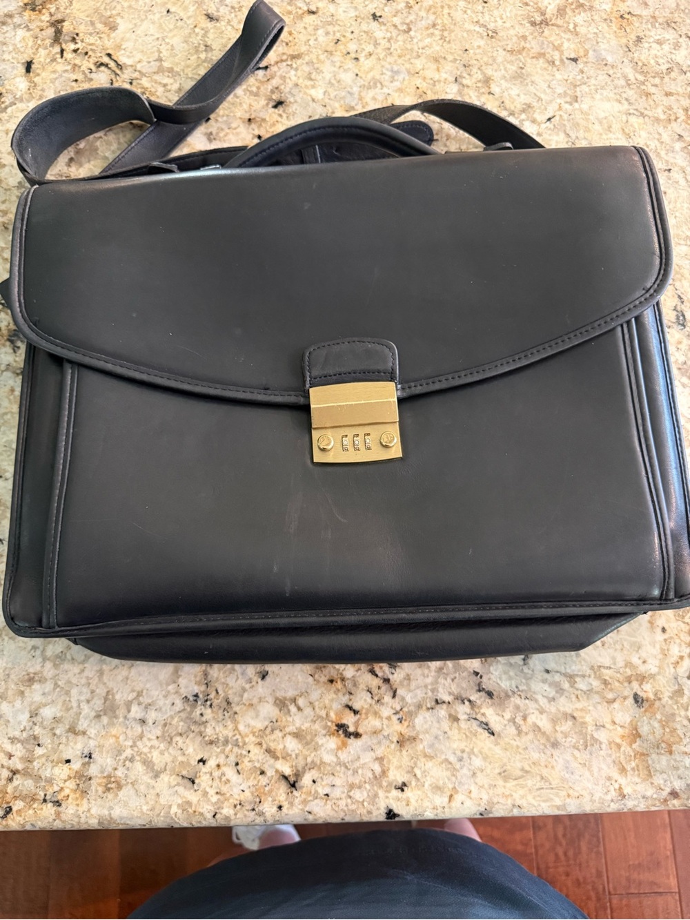 Vintage Coach leather briefcase